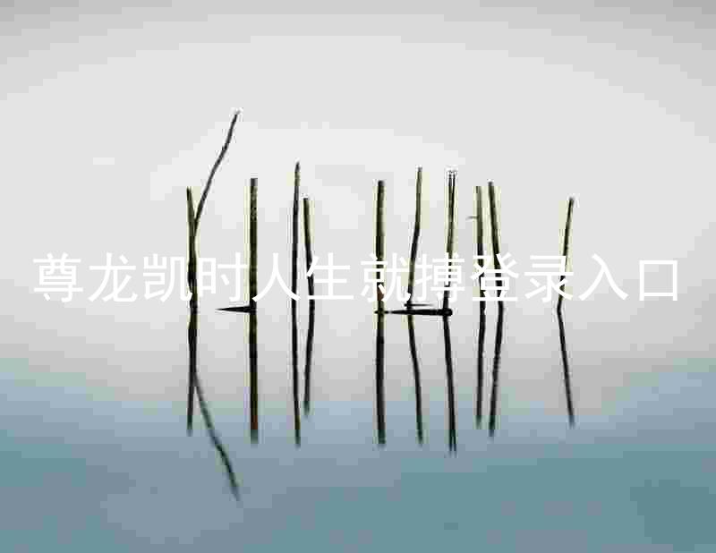尊龙凯时人生就搏登录入口
